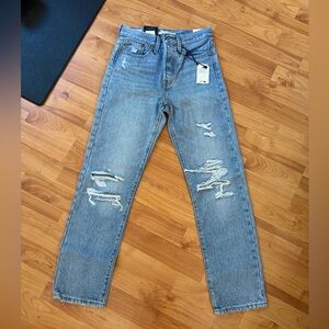 NWT Levi’s wedge straight jeans, size 24 x 28